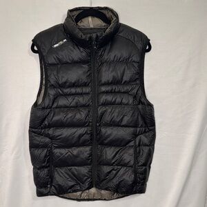 RLX Men's M Black Puffer Vest #3504 Down filled BoxE